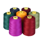 Filato cucirino colorato filato vergine di 100% multi, tricottante il filo filato il centro del poliestere di tessitura