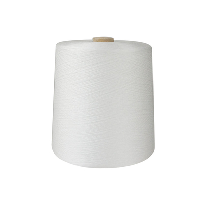 Filati di poliestere di colore bianco 100% in core di poliestere