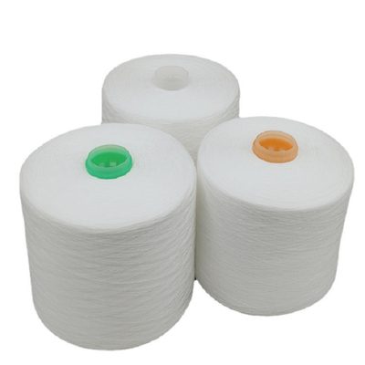 Filati bianchi grezzi 100% di poliestere anello spunto 40/2, 60/2, 60/3
