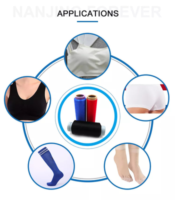 Filati di nylon al 100% ad alta elasticità per calzini
