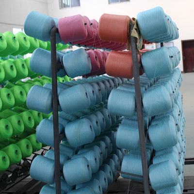 Bianco Grigio Blu Nero Rosso Verde Colori 100% Poliestere Anello Filato Spun 20/2 30/2 40/2