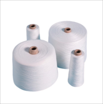 Bianco grezzo 100% di poliestere anello filato spunto Fabbrica macchina di cucitura filato 30/2, 30/3, 40/2, 40/3