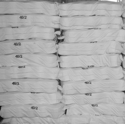 20/2 40/2 Bianco grezzo 100% poliestere anello filato con direzione S/Z