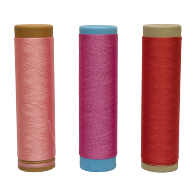 150D 300D colori tinti 100% filati di poliestere per tessere calzini da abbigliamento