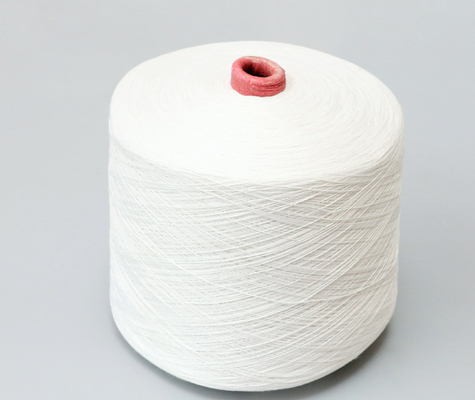 Bianco grezzo 20/2 40/2 100% poliestere anello filato spunto Filato da cucire