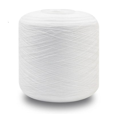 Tubo di colorante bianco grezzo 100% poliestere anello spunto 40/2 40/3 20/2