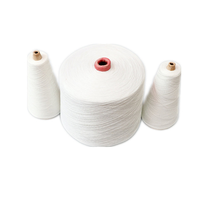 100% poliestere anello spunto filato bianco grezzo 40s/2, 30s/2, 20s/2
