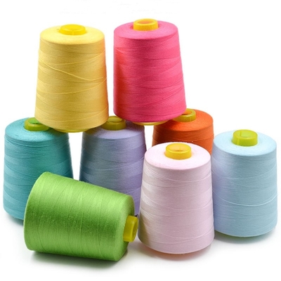 Filati di cucitura multicolori Filati di cucitura in poliestere Filati di poliestere all'ingrosso per abbigliamento