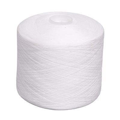 Vendita a caldo Coni di plastica bianca grezza 100% poliestere anello filato 20/2, 30/2,