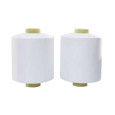 100D/36F calzini bianchi grezzi 100% di poliesteri con filamenti di filato 150D/48F