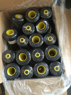 40s/2 Nero Bianco Rosso Multicolore 100% Poliestere filo da cucire 3000Y 5000Y 10000 Yards