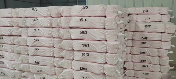 80/2 60/2 40/2 Bianco grezzo 100% Poliestere Filato ad anello Produttore Cina