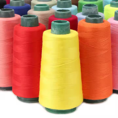 40/2 Filato di cucitura in poliestere ricamato 100% filati di cucitura