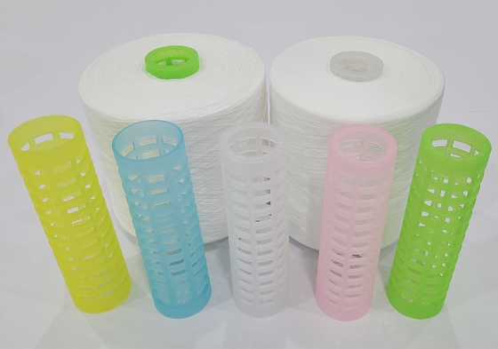 80S/2 Prezzo di fabbrica Bianco grezzo 100% Poliestere Core Spun Filato 60/2, 60/3
