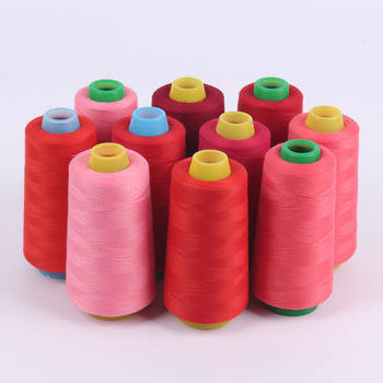 Filati di cucitura tinti colorati Poliestere 402 Filati di cucitura in stock