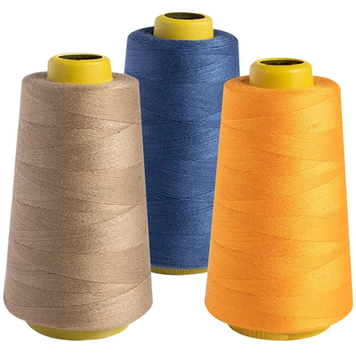 Al dettaglio 40/2 40/3 100% filati di poliesteri spunti Filati di poliesteri di fibre staminali Filati di coloranti per filati