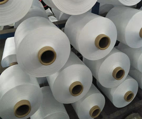 Filati di poliestere DTY di colore bianco grezzo 150D/48F