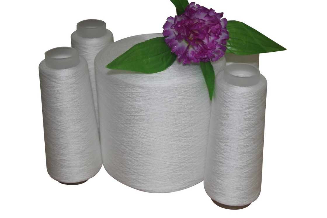 60/2, 80/2, 40/2 100% poliestere anello spunto filato grezzo bianco per cucire
