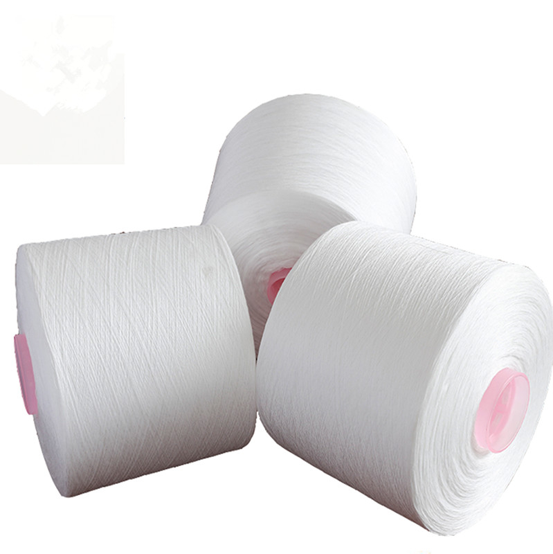 20/2 40/2 Bianco grezzo 100% poliestere anello filato con direzione S/Z