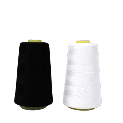 Al dettaglio 100% filo di cucitura in poliestere spunto 3000ysd 5000yds per abbigliamento e macchine da cucire industriali
